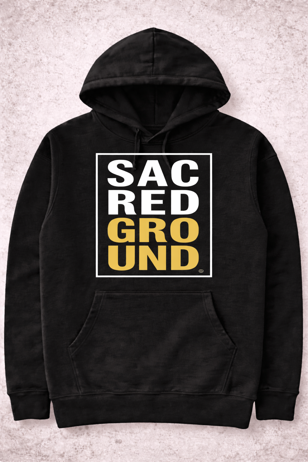 Sacred Ground Black Hoodie Block
